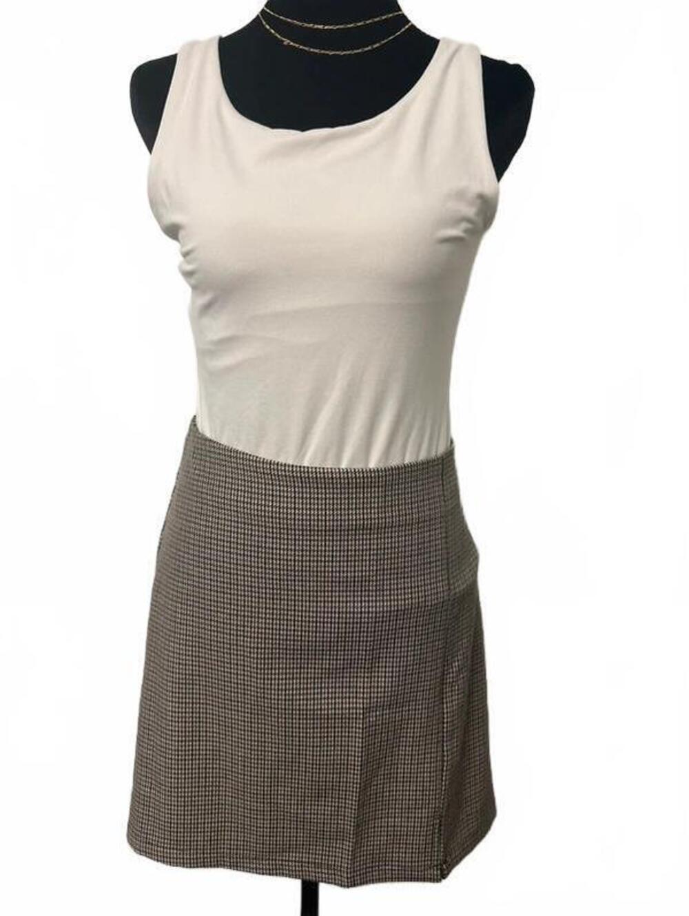 Cider Houndstooth A-Line Skirt – Size XL – New With Tags